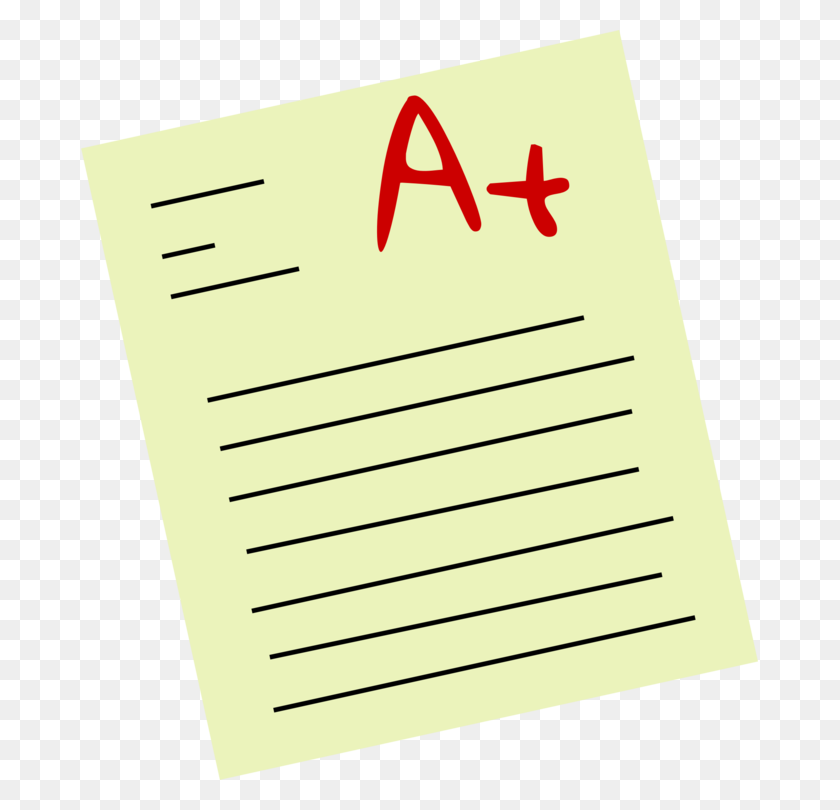 677x750 Test Computer Icons Grading In Education Download - Report Card Clipart