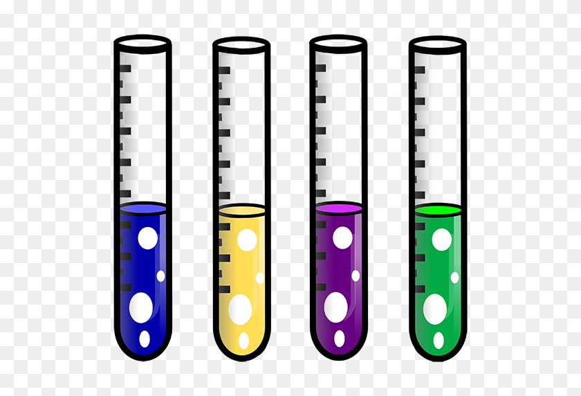 512x512 Test Tube Laboratory Clipart Image - Science Equipment Clipart