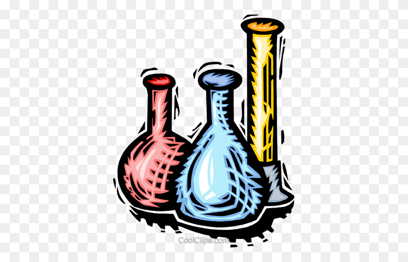 373x480 Test Tubes, Beakers And Flasks Royalty Free Vector Clip Art - Muppets Clipart