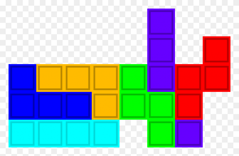 1280x800 Tetris Pieces Part Pixel Art Maker - Tetris PNG