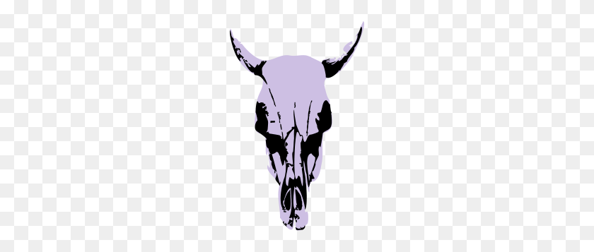 190x297 Texan Cow Skull - Cow Skull PNG
