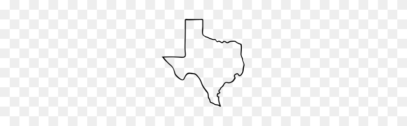 200x200 Iconos De Texas Proyecto Sustantivo - Esquema Del Estado De Texas Png