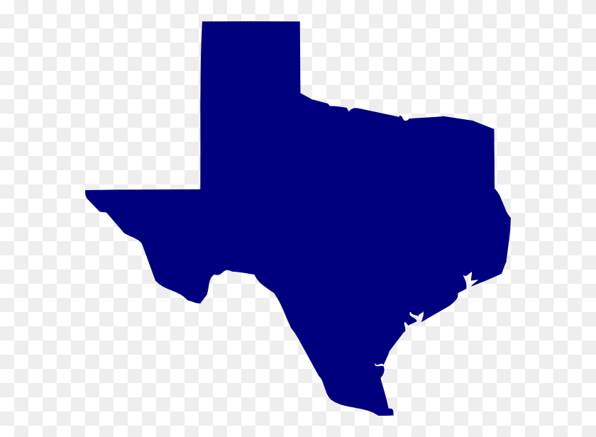 600x556 Texas Outline Clipart - State Outlines Clip Art