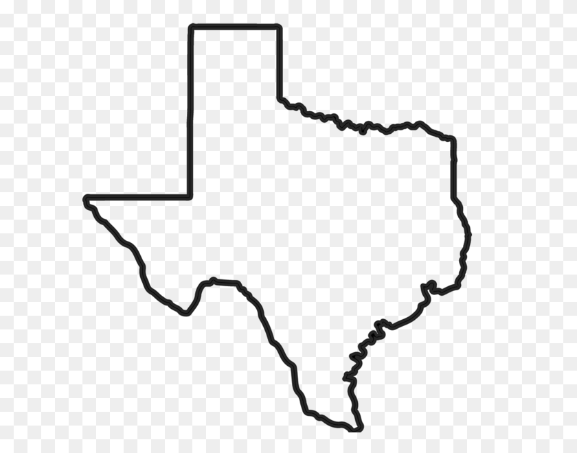 600x600 Texas Outline Free Download Clip Art - Texas Clipart Black And White
