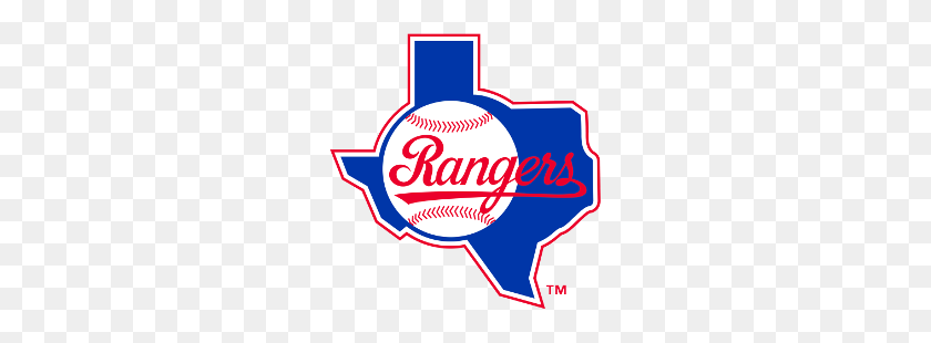 250x250 Texas Rangers Logotipo Primario Logotipo De Deportes De La Historia - Logotipo De Los Rangers Png