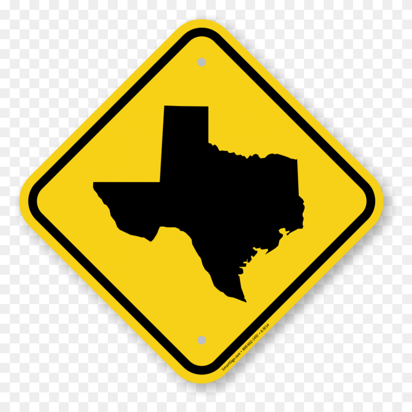 800x800 Техасские Дорожные Знаки - Пустой Дорожный Знак Png