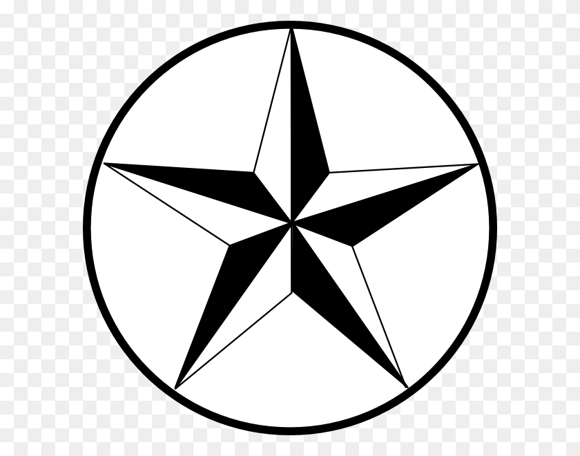 600x600 Texas Star Clip Art - Texas Shape PNG