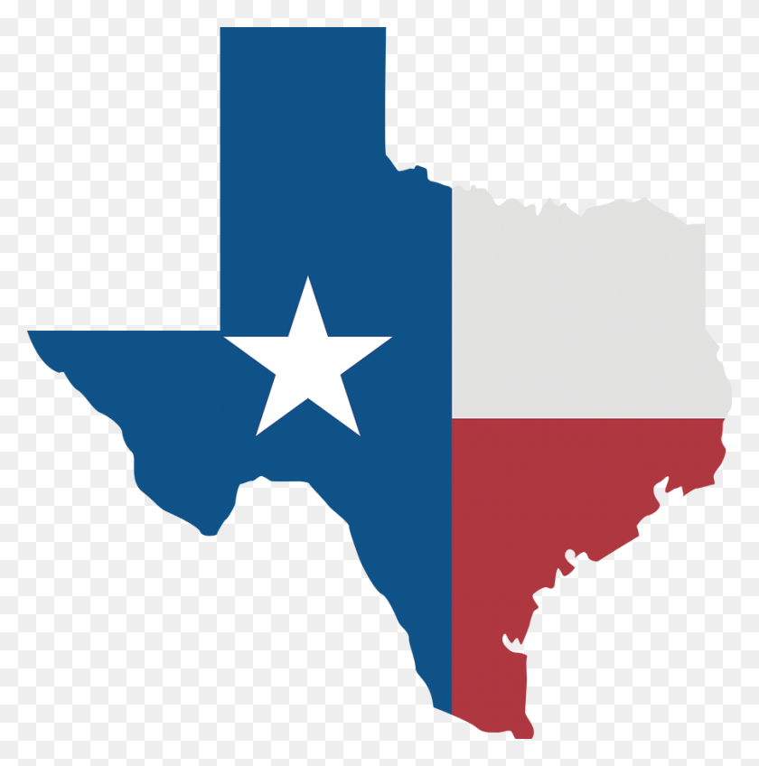 900x910 Звездная Карта Техаса - Техас Звезда Png