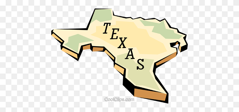 480x336 Texas State Map Royalty Free Vector Clip Art Illustration - Texas Map Clipart