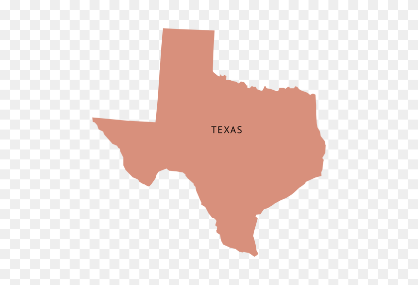 512x512 Texas State Plain Map - Texas State PNG
