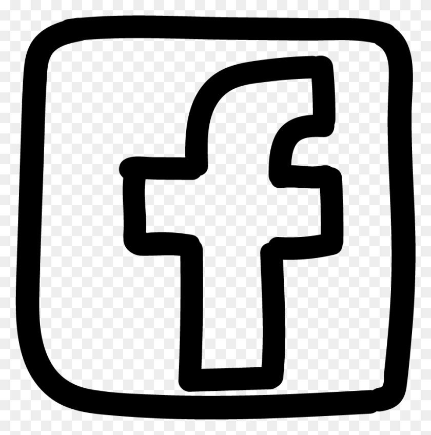 893x903 Текстовый Клипарт Компьютерные Иконки Facebook Логотип На Прозрачном Фоне - Значок Facebook Клипарт