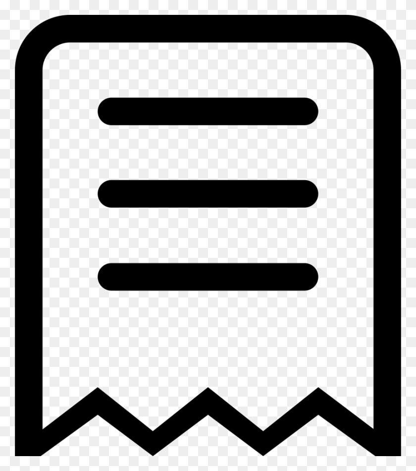 858x980 Text Paper Sheet Symbol Png Icon Free Download - Sheet Of Paper PNG