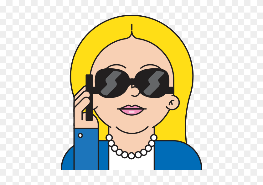 530x530 Text With Hillary App Company Launches Hillary Clinton Emojis Msnbc - Hillary Clinton PNG