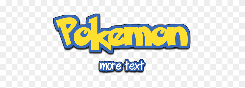 581x243 Textcraft - Pokemon Logo PNG