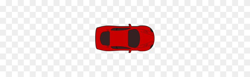 199x199 Красный Гоночный Автомобиль, Вид Сверху - Гоночный Автомобиль Png