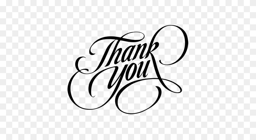 400x400 Thank You Class Transparent Png - Thank You Clipart Black And White