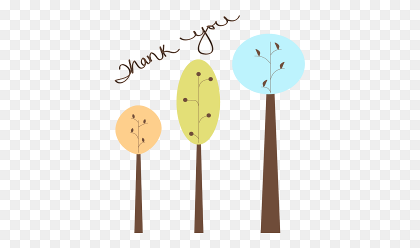 381x436 Thank You Clip Art - Real Tree Clipart