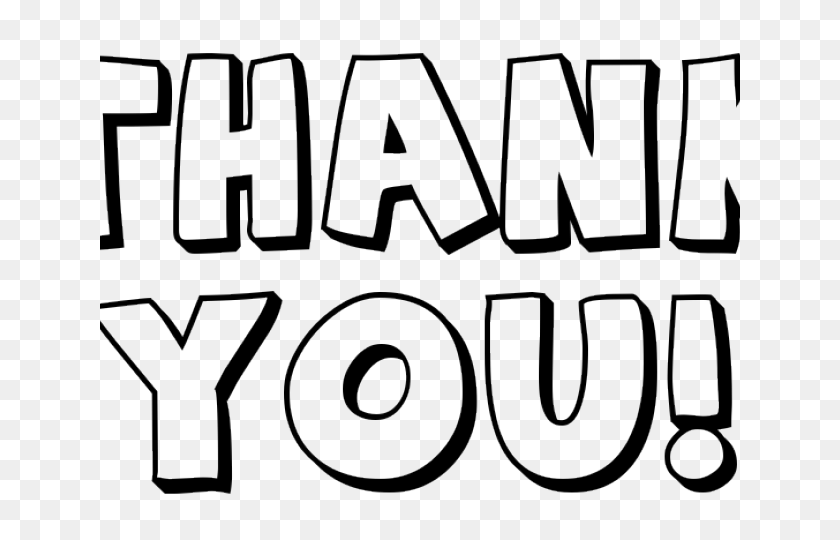 640x480 Thank You Clipart Question - Thank You Clipart Black And White