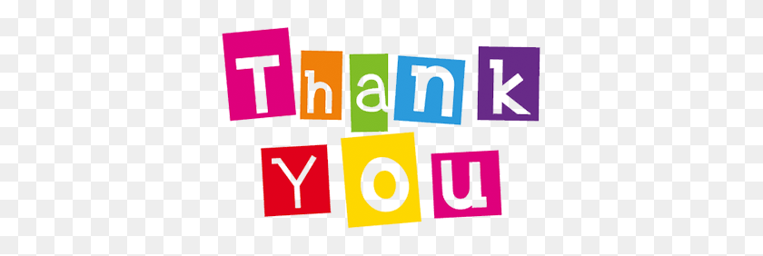 351x222 Thank You Colours Transparent Png - Thanks PNG