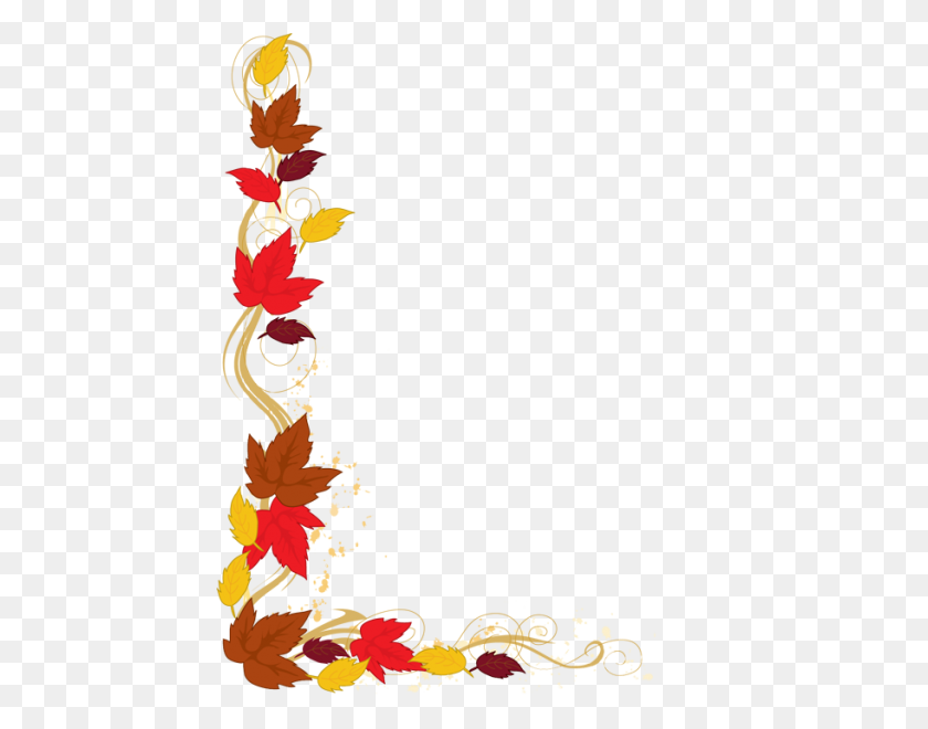 447x600 Thanksgiving Borders Clip Art - Thanksgiving 2017 Clipart