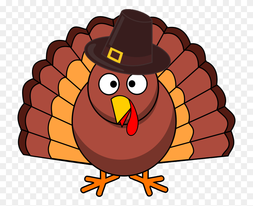 724x622 Thanksgiving Cartoon Turkey Pictures Free Download Clip Art - Happy Turkey Day Clipart