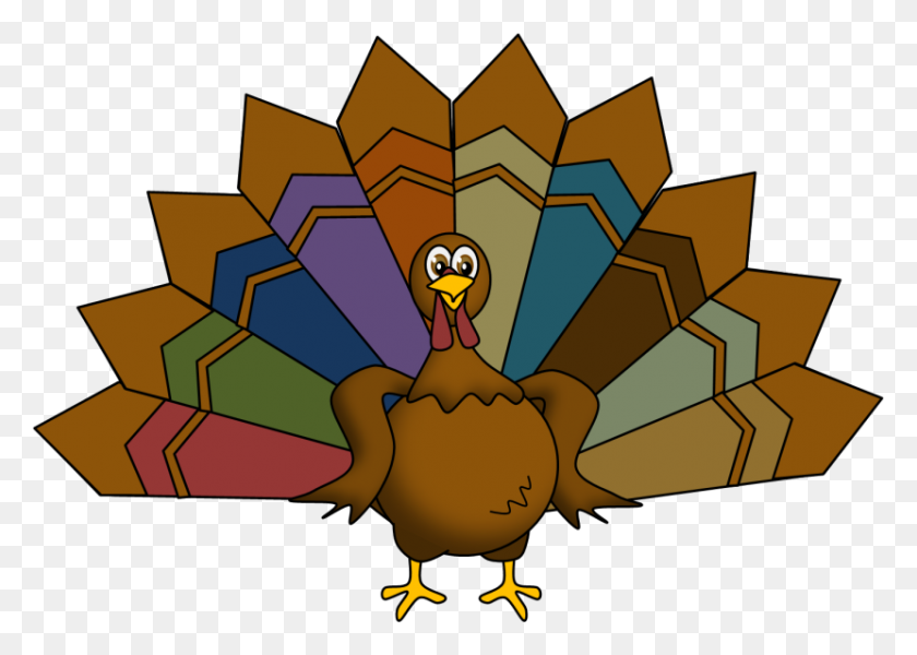 830x575 Thanksgiving Clipart Feather - Thanksgiving Clip Art