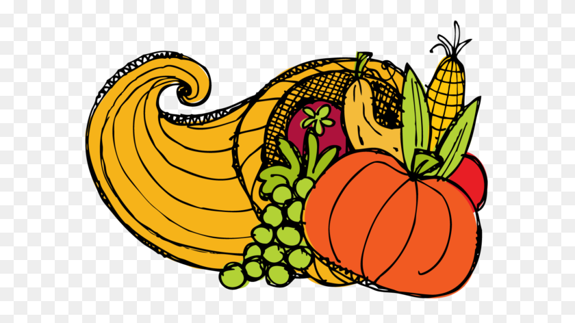 593x412 Thanksgiving Clipart Funny Clip Art Free Imagesthanksgiving - Cornucopia Clipart