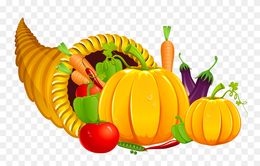 5100x3124 Thanksgiving Cornucopia Png - Thanksgiving Clip Art