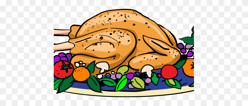 475x300 Thanksgiving Tiger Pause - Thanksgiving Table Clipart