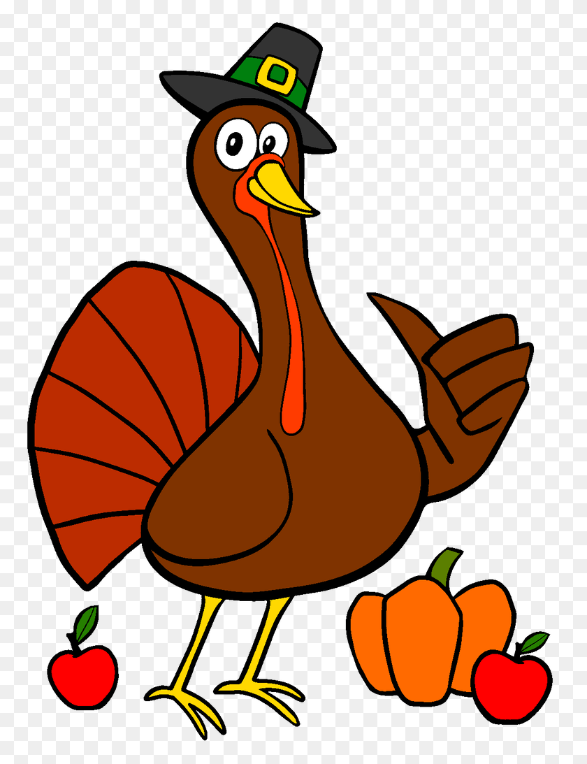 773x1033 Thanksgiving Turkey - Tomboy Clipart