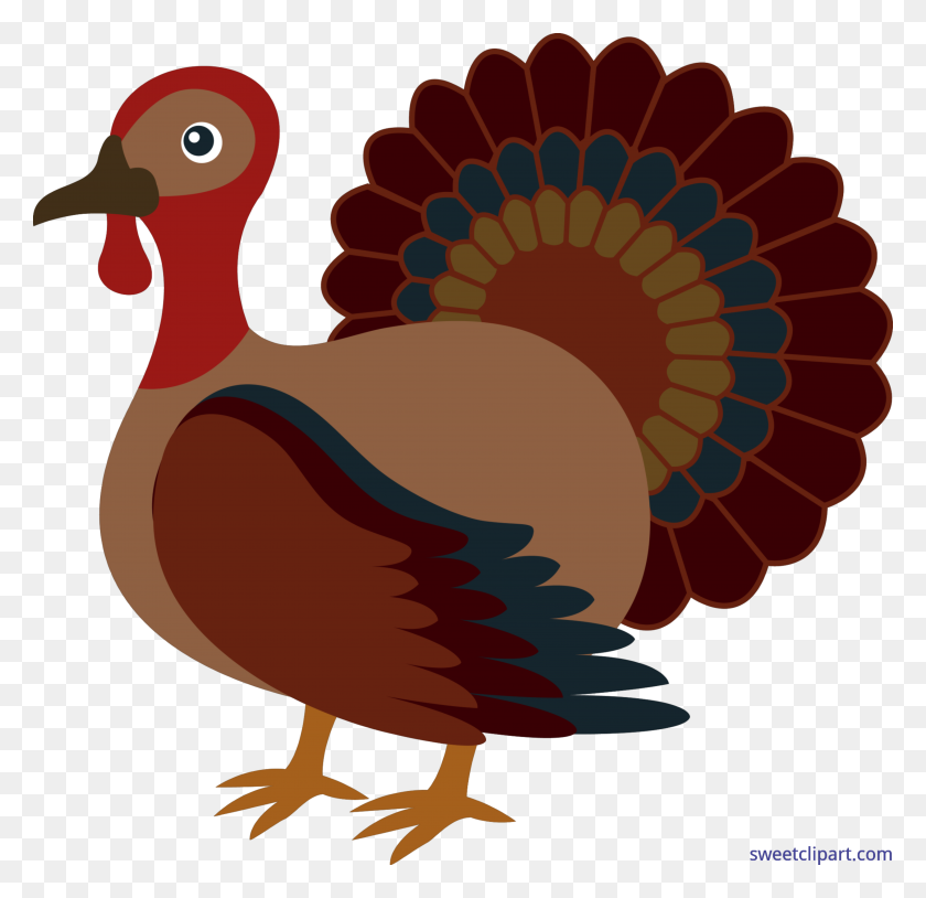 6322x6116 Thanksgiving Turkey Clip Art - Turkey Bird Clipart