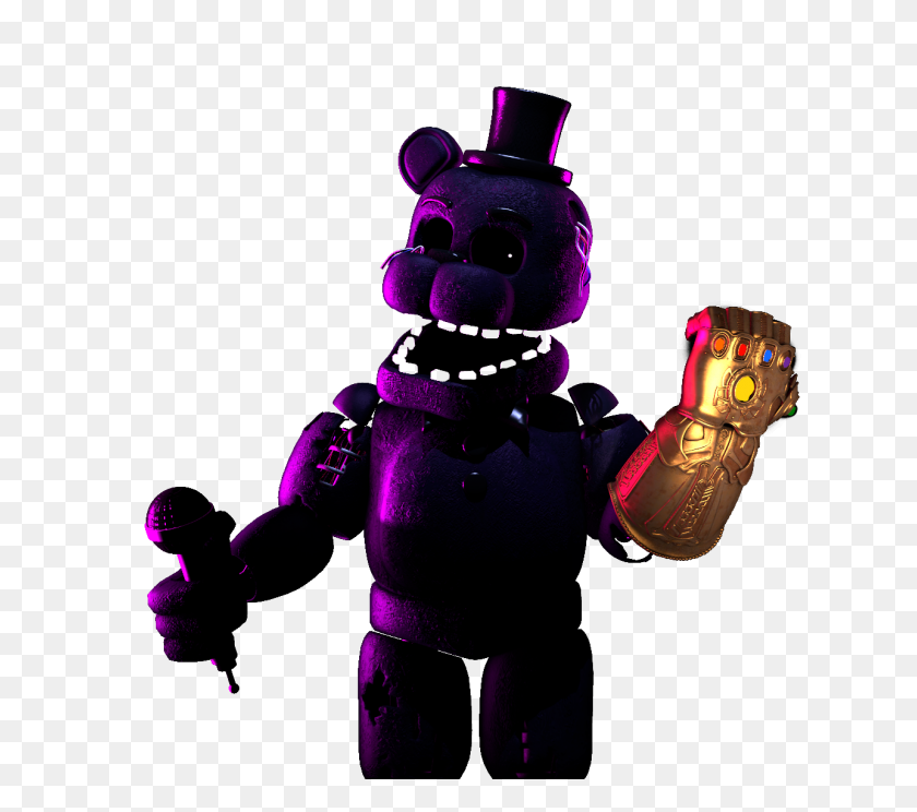 1286x1128 Thanos Bear Fivenightsatfreddys - Thanos PNG