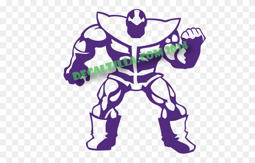 518x478 Etiqueta Engomada De La Calcomanía De Thanos - Thanos Clipart