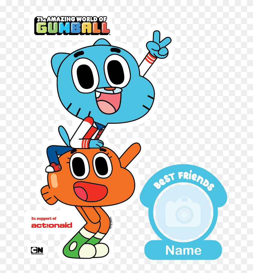 679x849 The Amazing World Of Gumball - Gumball PNG