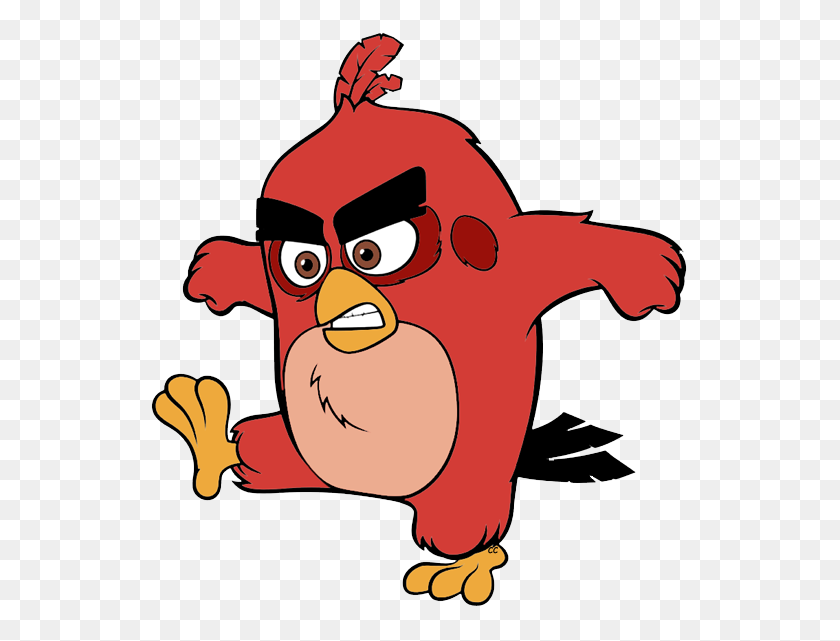 550x581 The Angry Birds Movie Clip Art Cartoon Clip Art - Bird Clipart