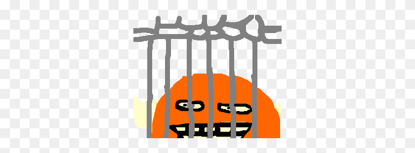 300x250 The Annoying Orange In Jail Drawing - Annoying Orange PNG