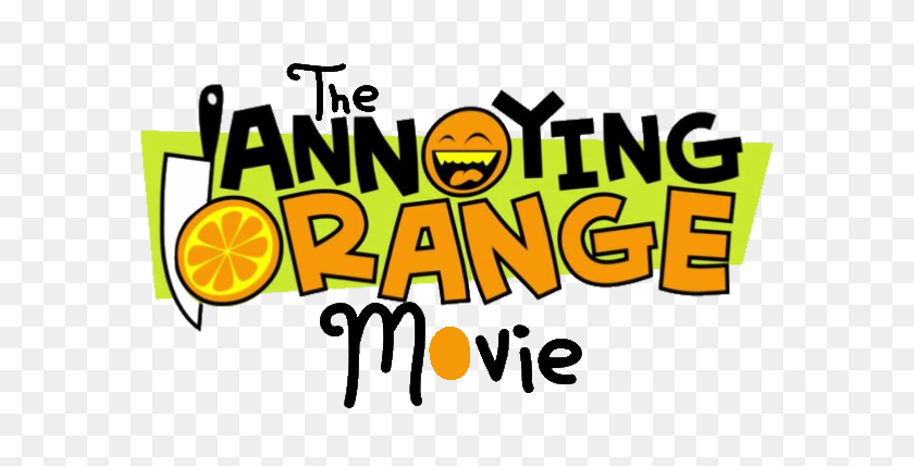 595x368 The Annoying Orange Movie Logo - Annoying Orange PNG