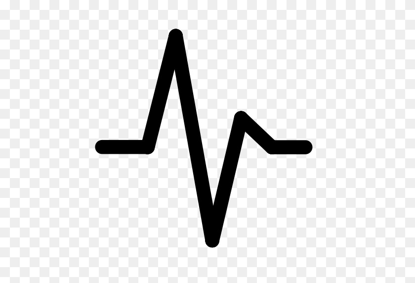512x512 Пульс Устройства, Частота Пульса, Значок Сердцебиения С Png - Линия Сердцебиения Png
