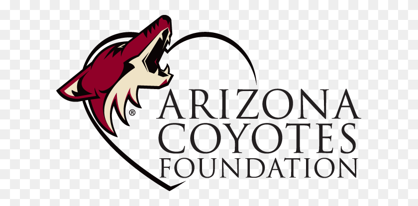 613x354 The Arizona Coyotes Foundation Sorteo De Los Niños De Phoenix - Arizona Coyotes Logotipo Png