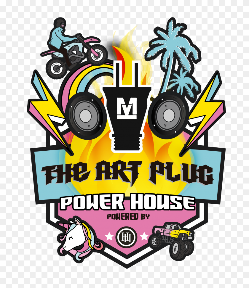 2267x2654 The Art Plug Power House - Enchufe Clipart