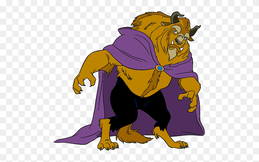 500x465 The Beast And The Prince Clip Art Disney Clip Art Galore - Beast Clipart