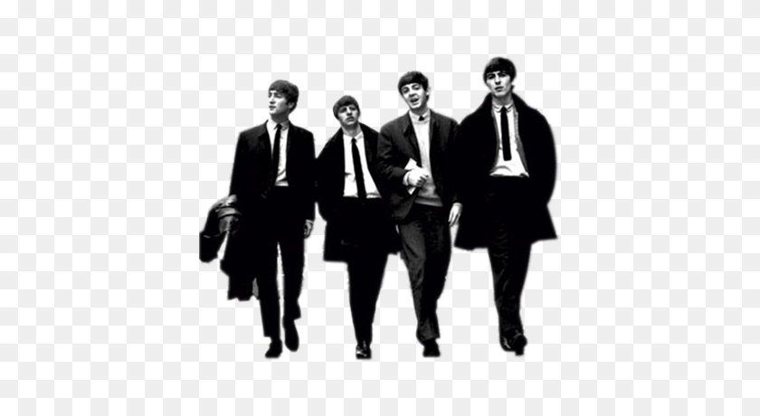 400x400 The Beatles Walking Transparent Png - The Beatles Clipart