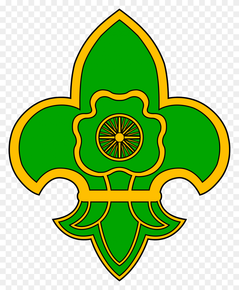 2000x2453 The Bharat Scouts And Guides Krishna In Girl Scouts, Girl - Girl Scout Logo PNG