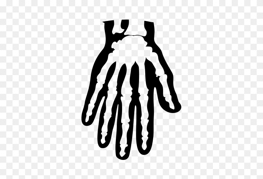 512x512 The Bones Of The Hand, Bones, Chemistry Icon With Png And Vector - Skeleton Hand PNG
