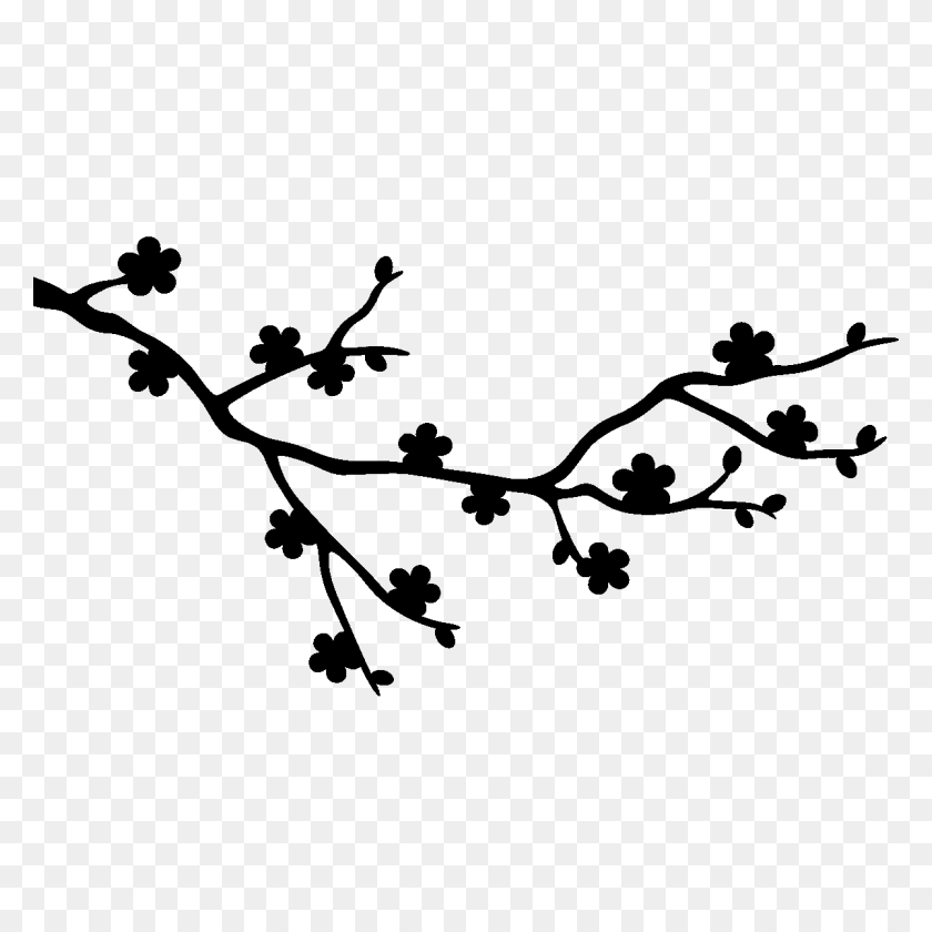 1200x1200 The Branch Of Cherry Blossoms Wallpapers - Cherry Blossom Branch PNG
