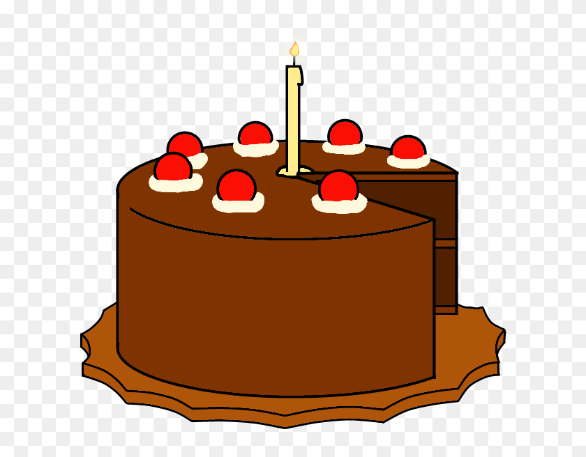 642x596 The Cake With A Missing Slice - Slice Of Cake Clipart