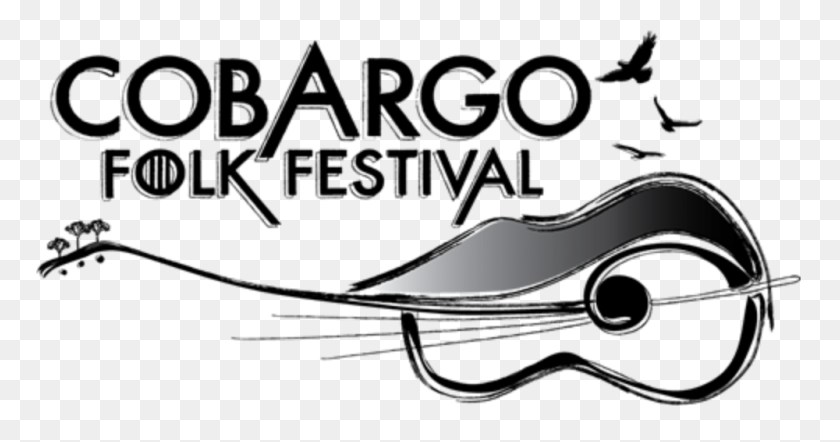 1000x490 The Cobargo Folk Festival - March Black And White Clipart
