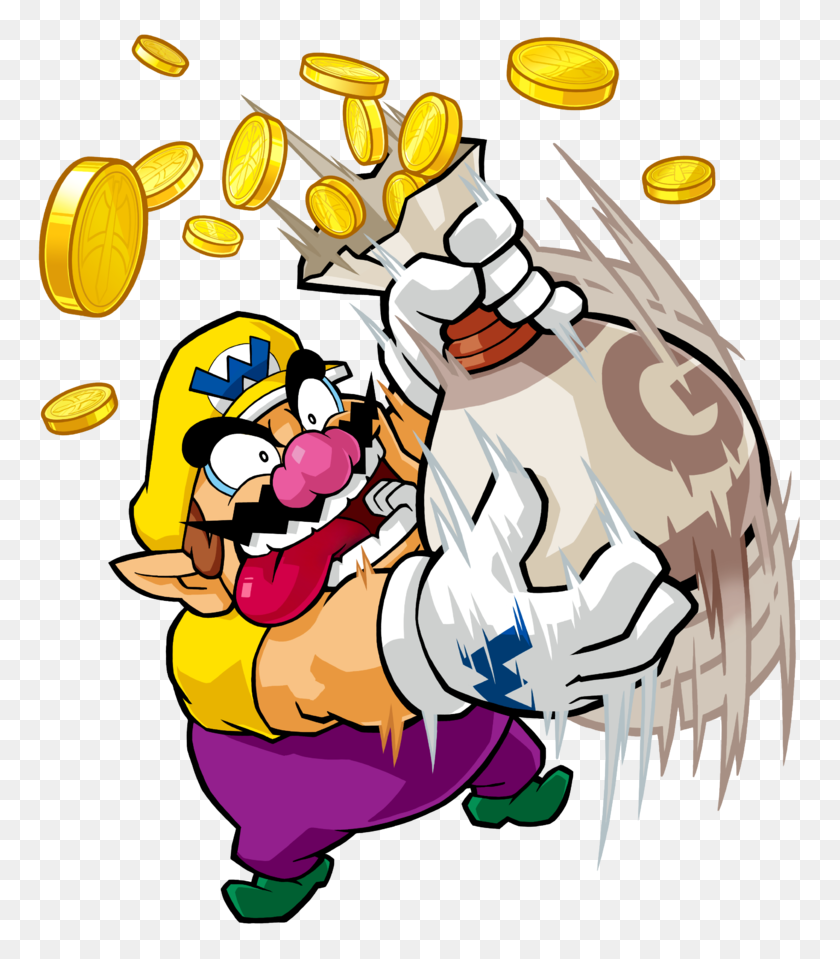 774x899 The Complete History Of Wario Atomic Kote - Wario PNG