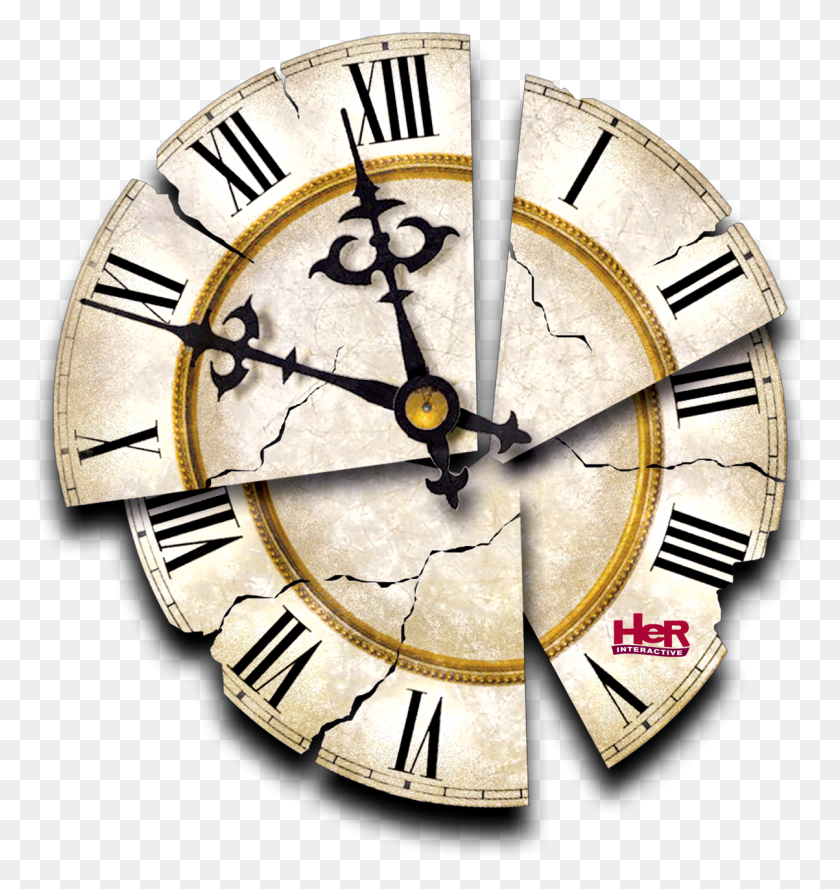1203x1279 The Cracked Clock Face From Nancy Drew Secret Of The Old Clock - Old Clock PNG