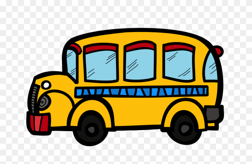 789x494 Paquete De Imágenes Prediseñadas Y Niños De Autobús Escolar Gratuito De Pizarra Creativa - Imágenes Prediseñadas De Venta